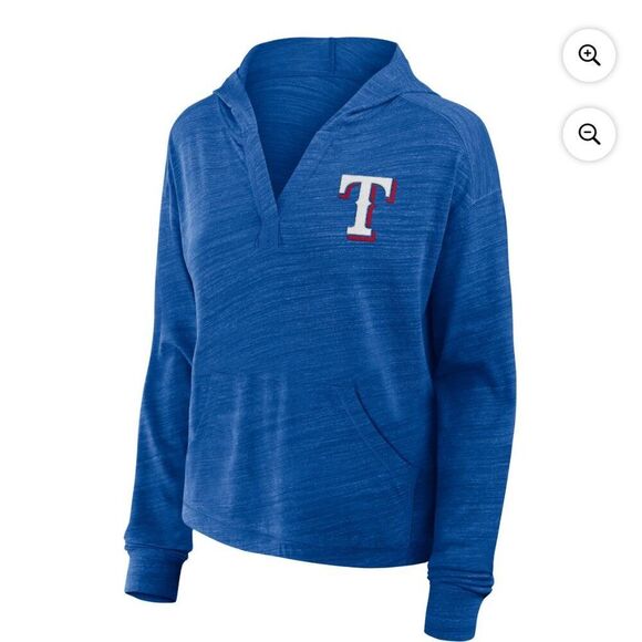 NEW Women's Texas Rangers Lightweight Hoodie Med & Large NWT - Picture 1 of 8